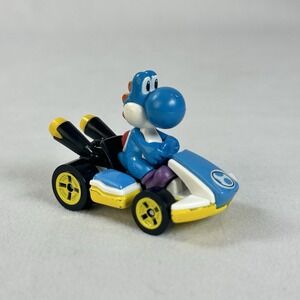 Hot Wheels Mario Kart Blue Yoshi Standard Kart 1:64 2018 Mattel Nintendo